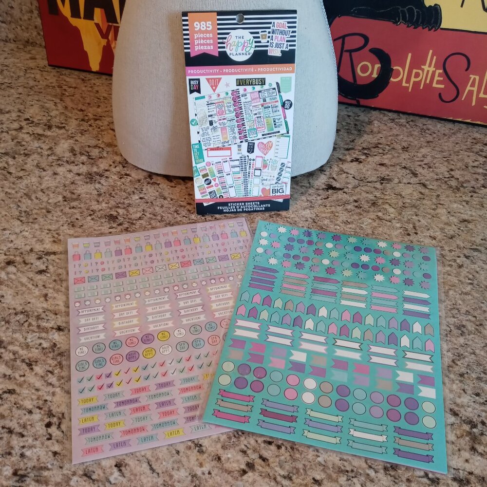 Happy Planner Sticker Set and More!!